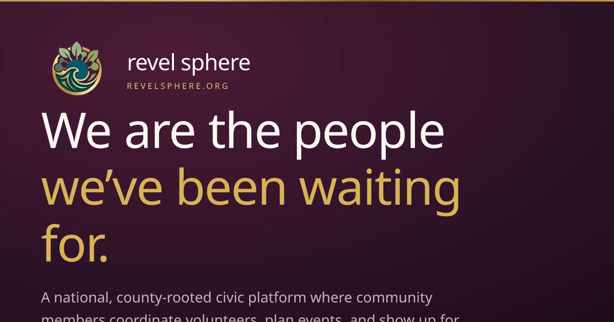 Revel Sphere — live community-engagement platform